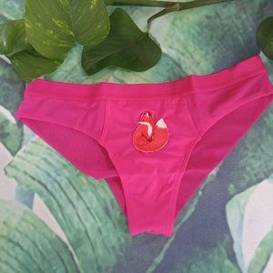 "What Does The Fox Say" Cheeky Mesh Panties